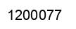 Number 1200077 black image