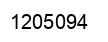 Number 1205094 black image