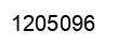Number 1205096 black image
