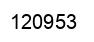 Número 120953 imagen negro