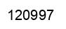 Número 120997 imagen negro