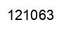 Number 121063 black image
