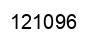 Number 121096 black image