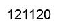 Number 121120 black image