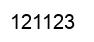 Number 121123 black image