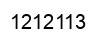 Number 1212113 black image