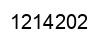 Number 1214202 black image