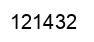 Número 121432 imagen negro