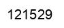 Number 121529 black image