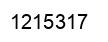 Number 1215317 black image