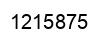Number 1215875 black image