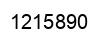 Number 1215890 black image