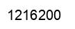 Number 1216200 black image