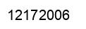Number 12172006 black image