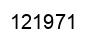 Number 121971 black image