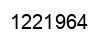 Number 1221964 black image