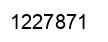 Number 1227871 black image