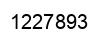 Number 1227893 black image