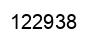 Número 122938 imagen negro