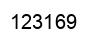 Número 123169 imagen negro