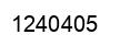 Number 1240405 black image