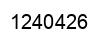 Number 1240426 black image