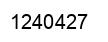 Number 1240427 black image