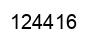 Number 124416 black image