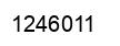 Number 1246011 black image