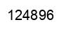 Número 124896 imagen negro