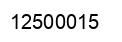 Número 12500015 imagen negro