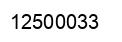 Número 12500033 imagen negro