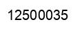 Número 12500035 imagen negro