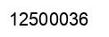 Número 12500036 imagen negro
