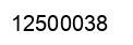 Número 12500038 imagen negro
