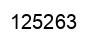 Número 125263 imagen negro