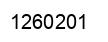 Number 1260201 black image