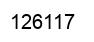 Number 126117 black image