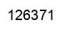 Number 126371 black image