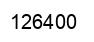 Number 126400 black image