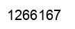 Number 1266167 black image
