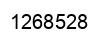 Number 1268528 black image