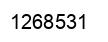 Number 1268531 black image