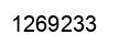 Number 1269233 black image