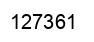 Número 127361 imagen negro