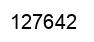 Número 127642 imagen negro