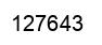 Número 127643 imagen negro