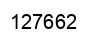Número 127662 imagen negro