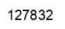 Number 127832 black image