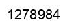 Number 1278984 black image